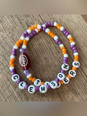 Clemson Tigers Football Bracelets